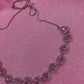 Iced Crystal Pink Necklace