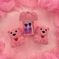 Dahlia Bear Earrings