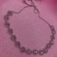 Iced Crystal Pink Necklace
